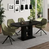 Vicco Fenaro 120 x 76 x 80 cm schwarz