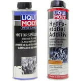 Motor Spülung Reiniger 2427 + Hydro Stößel Additiv 1009 LIQUI MOLY