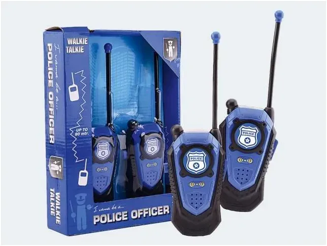 Walkie Talkie Set blau Reichweite 80m - 26954