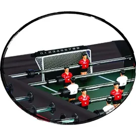 CARROMCO Kickertisch Deutschland-XT Fußballtisch Kicker Limitierte EM-Edition 4x Kickerbälle - Schwarz/Rot/Gold