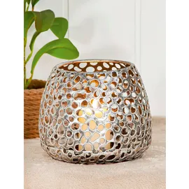 Casablanca by Gilde Windlicht Chico Metall Silber