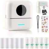 Mini-etikettendrucker, Mini-fotodrucker Für Smartphones, Thermodrucker Für Aufkleber, Fotodrucker Für Reisetagebücher, Logos, Notizen, Tagebücher, Listen, Memos
