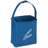 Wenko Wäscheklammerbeutel Blau, Polyester, 17 x 19 x 10 cm, Blau