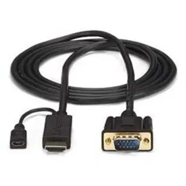 Startech StarTech.com 90cm aktives HDMI auf VGA Konverter Kabel - HDMI zu VGA Adapter 0,9m - Schwarz - 1920x1200 / 1080p