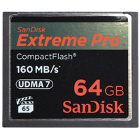 SanDisk Extreme PRO R160/W150 CompactFlash Card 64GB (SDCFXPS-064G-X46)