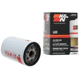 K&N Ölfilter - Patrone 76x129mm kompatibel mit Mazda, Ford, Chrysler, Jaguar, Lincoln, Dodge (HP-2009) Anschraubfilter 129mm