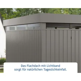 Hörmann Gerätehaus Euroline EFD6 2,29 x 2,77 m Grau