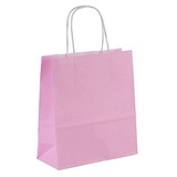 VP 50 VP Papier-Tragetaschen Toptwist pink 19,0 x 21,0 cm