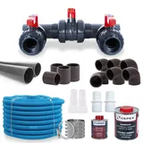 Evolution Anschluss-Set - Wärmepumpe - Rohr d 50 auf Schlauch d 38