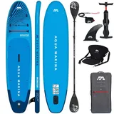 Aqua Marina Monster 12'0" – Aufblasbares SUP Board Allround 2in1 mit Kajaksitz & Doppelpaddel – Paddle Board Set für Anfänger & Fortgeschrittene – Komplettset mit Pumpe, Rucksack & Leash