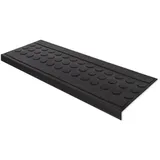 Karat Gummi Stufenmatte Coin für den Außenbereich Antirutschmatte 25 x 75 cm