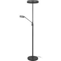 Trio LED-Stehlampe Franklin Alu, Eisen, Stahl & Metall Grau Anthrazit