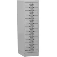 Gürkan Schubladenschrank 30 x 40 x 105 cm grau