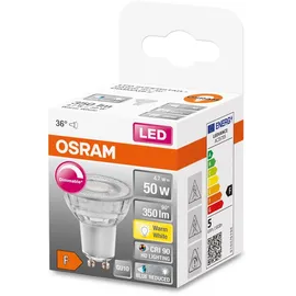 Osram Superstar dimmbare LED-Lampe PAR16 4.7W/927 (50W) 36° Dimmable GU10