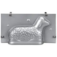 Städter Staedter - We love baking - 3D Osterlamm Backform extra groß für 880 ml, Lamm Backform für Ostern, Backform Ostern antihaftbeschichtet, Motivbackfo