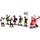 Lemax Santa's Elf Parade Set Of 7 handbemalt