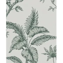 Schöner Wohnen Vliestapete Floral 10 m x 0,53 m 300 g Beige/Grau 34193