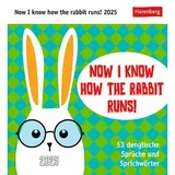 Harenberg Postkartenkalender Now i know how the Rabbit runs! 2025