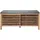 CaliCosy Schuhbank 112 x 51 x 43,5 cm Nussbaum
