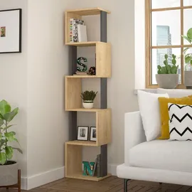 woody fashion Bücherregal 161 x 30 x 35 cm Braun