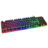 Deltaco GAMING Tastatur mit RGB Hintergrundbeleuchtung - Schwarz