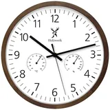 Holzwerk Germany Holzwerk Wanduhr 30,0 cm HW.Braun braun/weiß/schwarz
