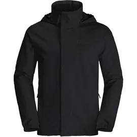 Jack Wolfskin Stormy Point 2L Regenjacke Herren Schwarz M