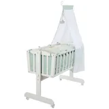 roba Babywiege Woodland Buddies - Rollen, textiler Ausstattung & Matratze | Gr.: onesize