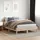 vidaXL Massivholzbett 120 x 200 cm Braun
