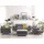 Beliani Lounge 5er Set Loungeset grau/weiß