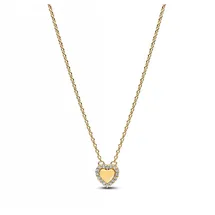 Pandora Kette mit Anhänger Herz Gold