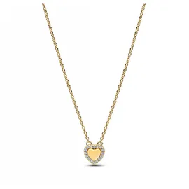 Pandora Kette mit Anhänger Herz Gold