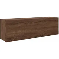 VidaXL Bad-Wandschrank Braun Eichen-Optik 100x25x30 cm Holzwerkstoff