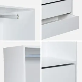 sweeek - Modul mit 4 Schubladen und Kleiderschrank