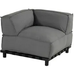SCHÖNER WOHNEN-Kollektion Lounge-Eckmodul Vlieland Acryl Grau Grey