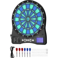 Vevor SucceBuy Elektronische Dartscheibe, mit LED-Beleuchtung, 48 Spielmodi &