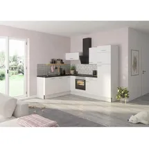 OPTIFIT Winkelküche L-Form 270 cm weiß