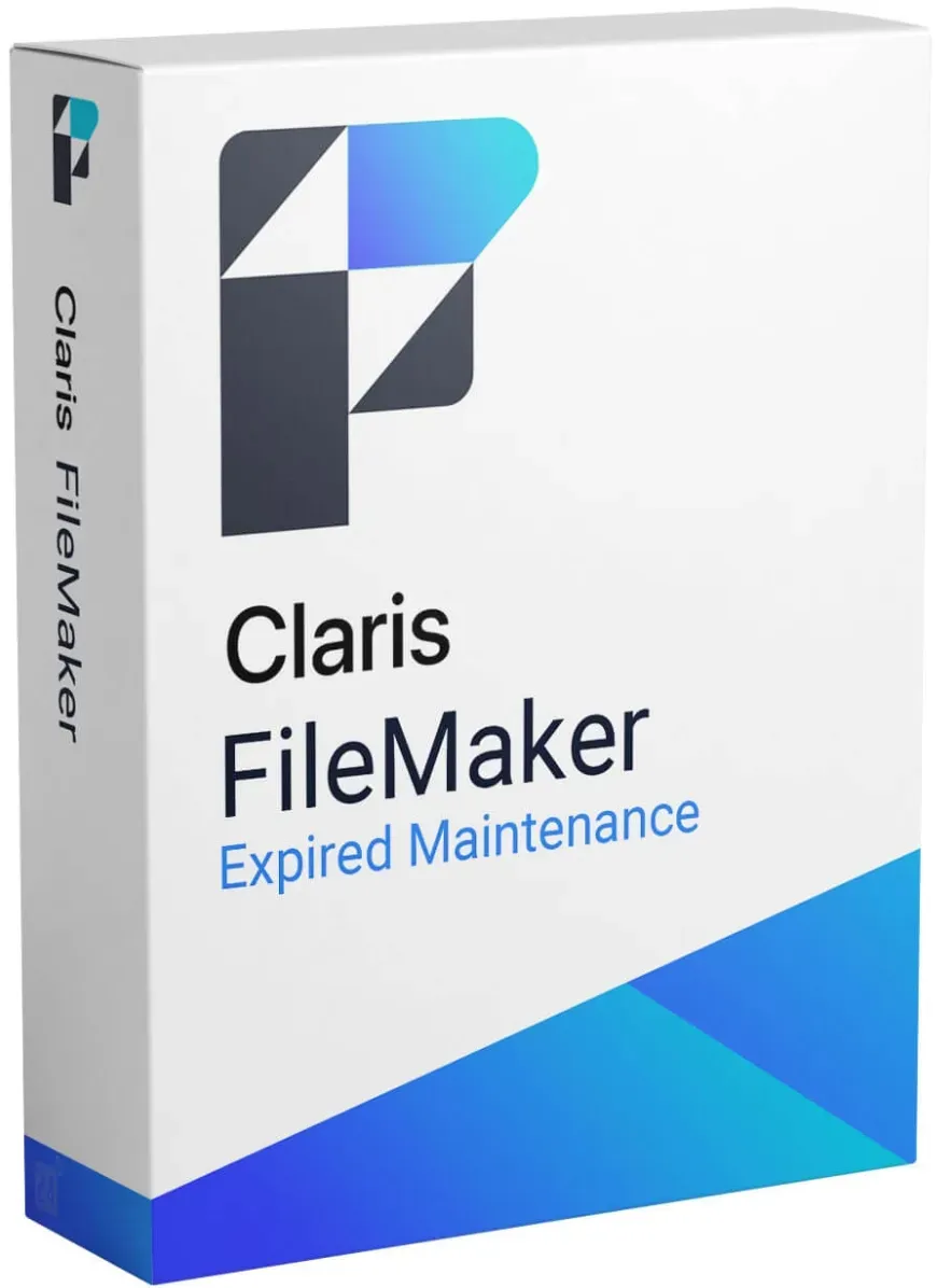 Claris FileMaker Expired Maintenance