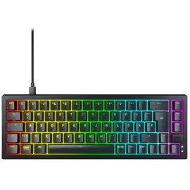 Cherry Xtrfy K5V2 Compact, Black, LEDs RGB, hot-swap, MX2A RGB RED, USB, DE (CX-K5V2-RGB-CPT-BLACK-R-GER)