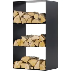 Magnus Brennholzregal R147 Stahl 45 x 30 x 80 cm Schwarz