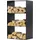 Magnus Brennholzregal R147 Stahl 45 x 30 x 80 cm Schwarz