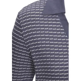 VIVANCE Langarm-Poloshirt Blau 32/34