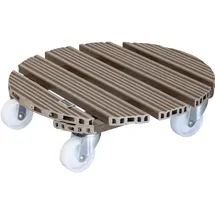 Wagner Pflanzenroller WPC Ø 38,5 x 11 cm taupe