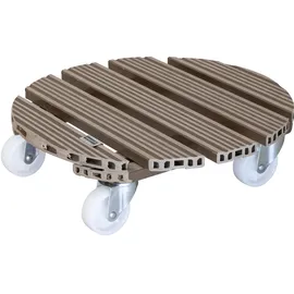 Wagner Pflanzenroller WPC Ø 38,5 x 11 cm taupe