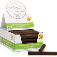 123... hund dabei! mascota vital - Kaurollen XXL Kaninchen+Kartoffel getreidefrei 50 St