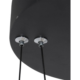 Steinhauer LED-Hängeleuchte Ringlux 3-flammig schwarz Ø 60 cm