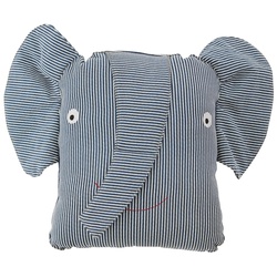 OYOY - Denim Kinderkissen, Erik Elefant