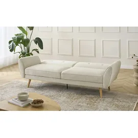 Sofa.de Schlafsofa Konstantina ¦ creme ¦ Maße (cm): B: 222 H: 88 T: 86.0