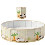 Faltbarer Swimmingpool - Anti-Rutsch Haustierbadewanne,Outdoor Hundepool | Für Mädchen Haustiere Hinterhof Camping Kindertagesstätte Garten Park Terrasse Innenhof Hinterhof