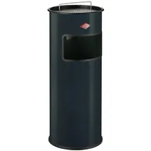 Wesco 150601-60 Kombi-Ascher aus Stahl, 30 mit Sieb, Standascher, anthrazit